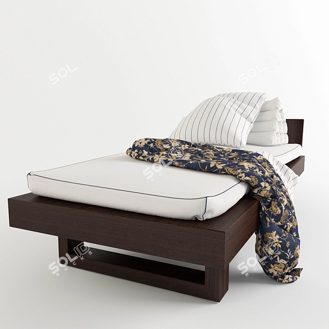 Convertible Bed Couch 3D model image 2