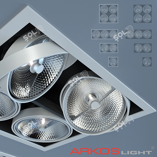 ArkosLight Orbital Recessed CMD 3D model image 1