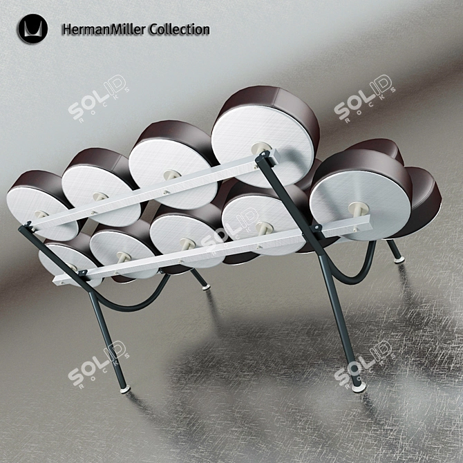 Marshmallow Sofa by Herman Miller 3D model image 2