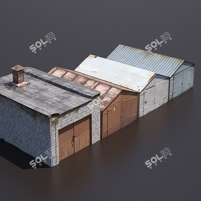Standard Garage Models 3D model image 1