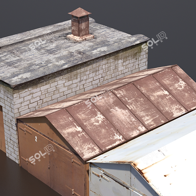 Standard Garage Models 3D model image 3