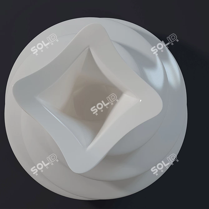 Elegant Twist: Vase with a Twist 3D model image 3