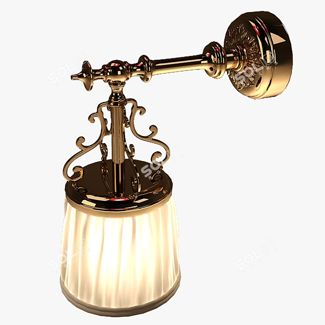 Vibrant Violetta Lingerie 3D model image 1