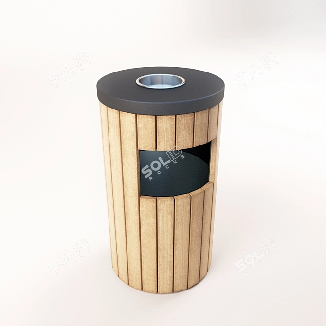 Elegant Ash Urn 3D model image 1