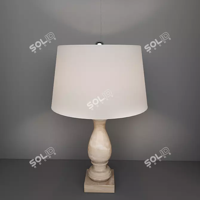 Modern Visual Comfort Table Lamp 3D model image 1