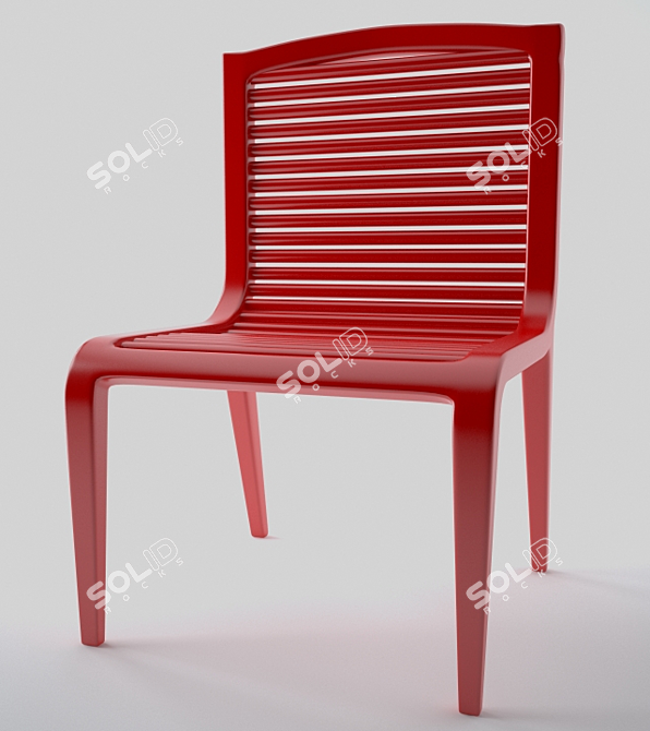 Desalto CH12 Chairs: Stylish and Functional 3D model image 1