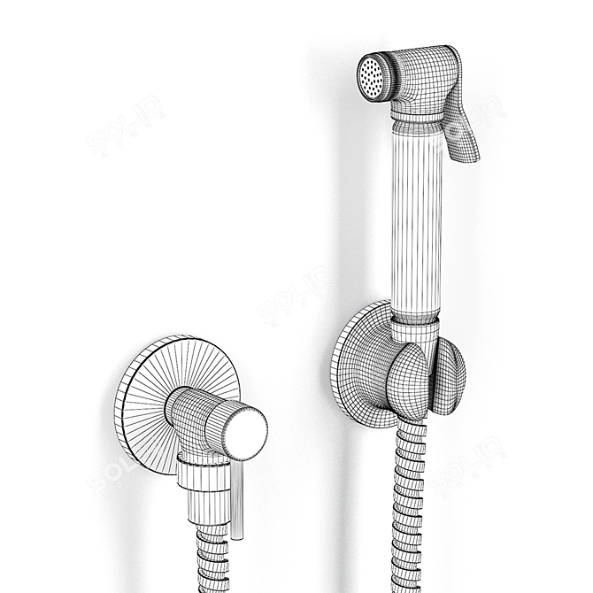 Italian Hygienic Shower Oasis 3D model image 2