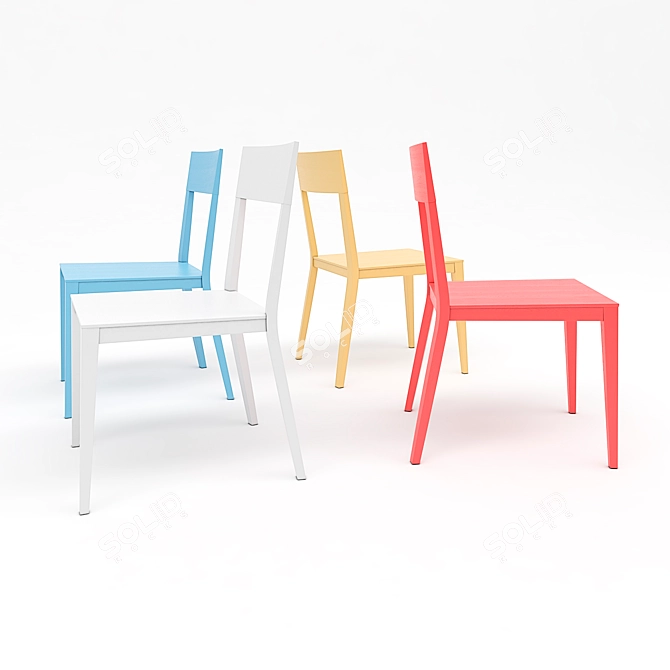 ALF KARINA Chair: Contemporary Elegance 3D model image 1