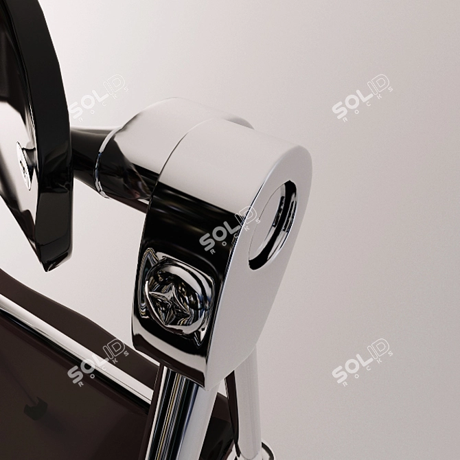 Smoke Telescoping Chair: Stylish, Compact, and Versatile 3D model image 2