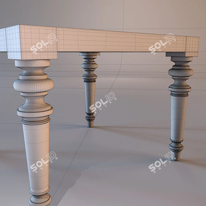 Elegant Meritalia Chiavari Table 3D model image 2