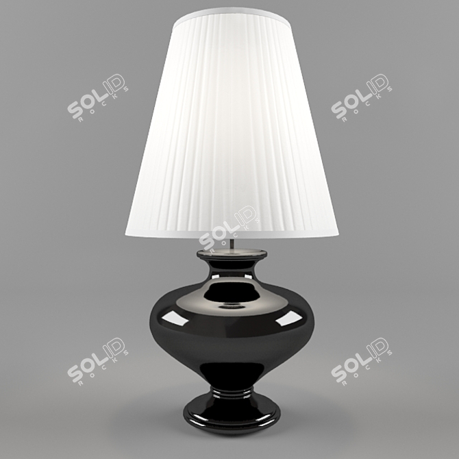 Elegant Lange Table Lamp 3D model image 1