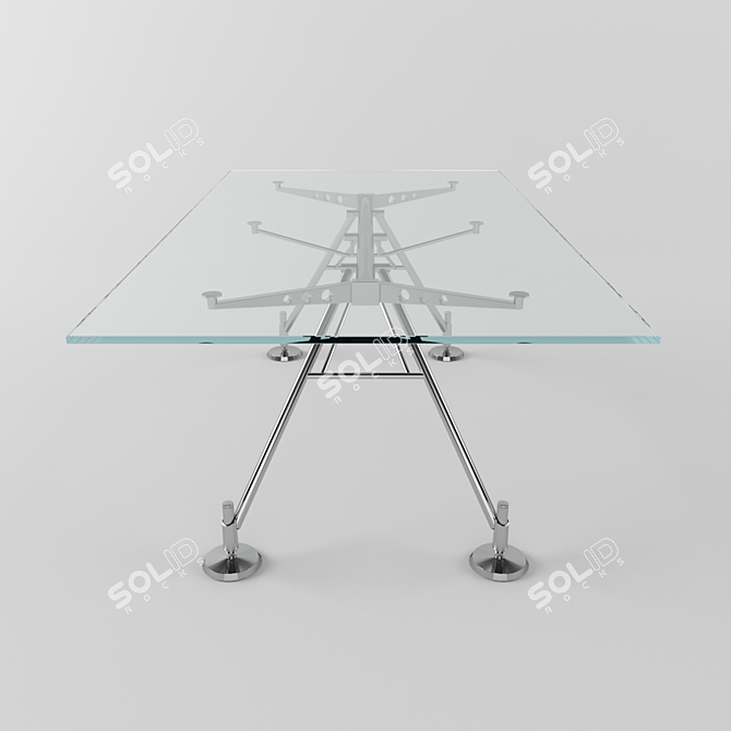 Futuristic Nomos Table: Versatile & Innovative 3D model image 2