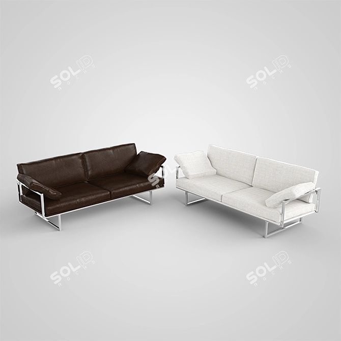 Luxurious Ghyczy GP01 Sofa 3D model image 3