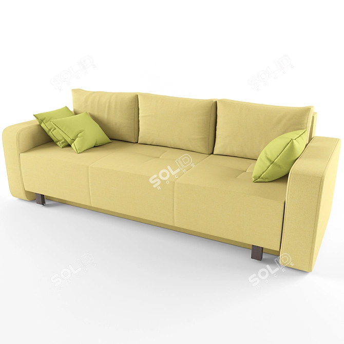 Ukrainian Gagarin Astra Sofa 3D model image 1