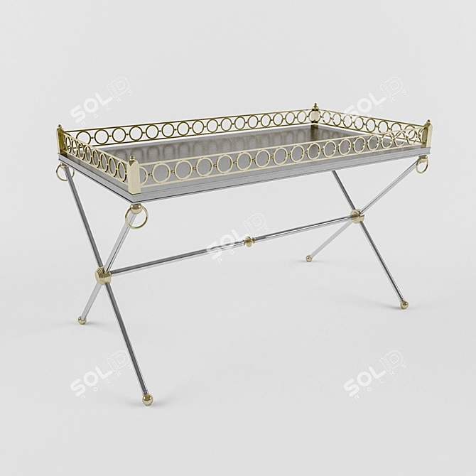 Sutton Table by Marge Carson 3D model image 1