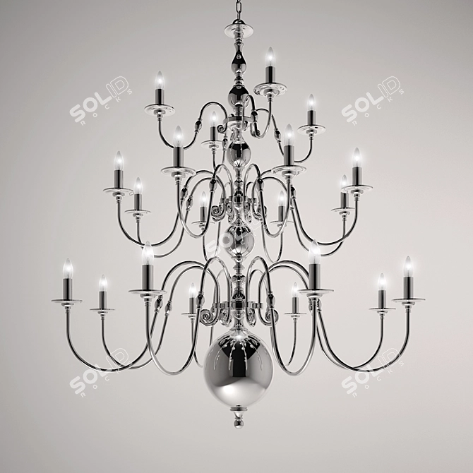 Olanda Zonca Pendant Light 3D model image 1
