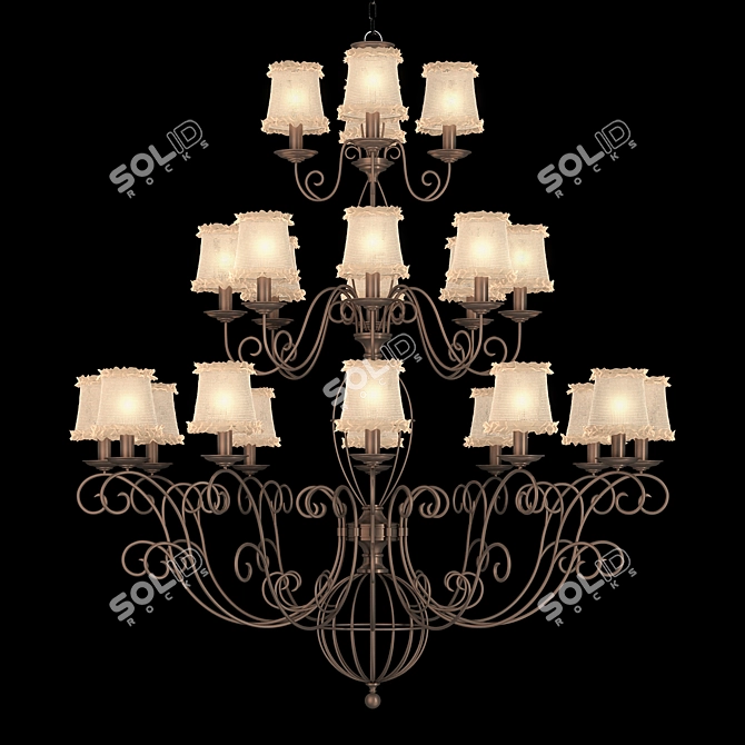 Elegant Perla Zonca Pendant 3D model image 1