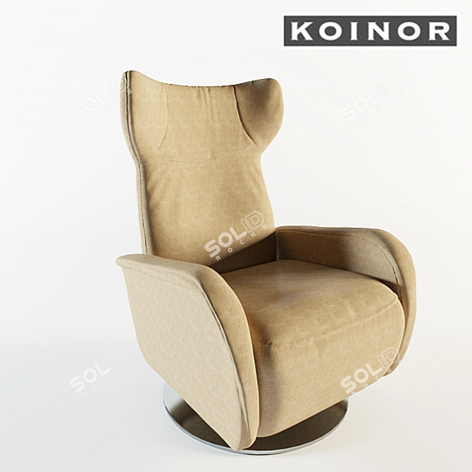 Invision Koinor Armchair 3D model image 1