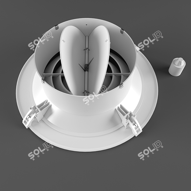 ABC Plastic Diffuser | Airflow Regulator 3D model image 2