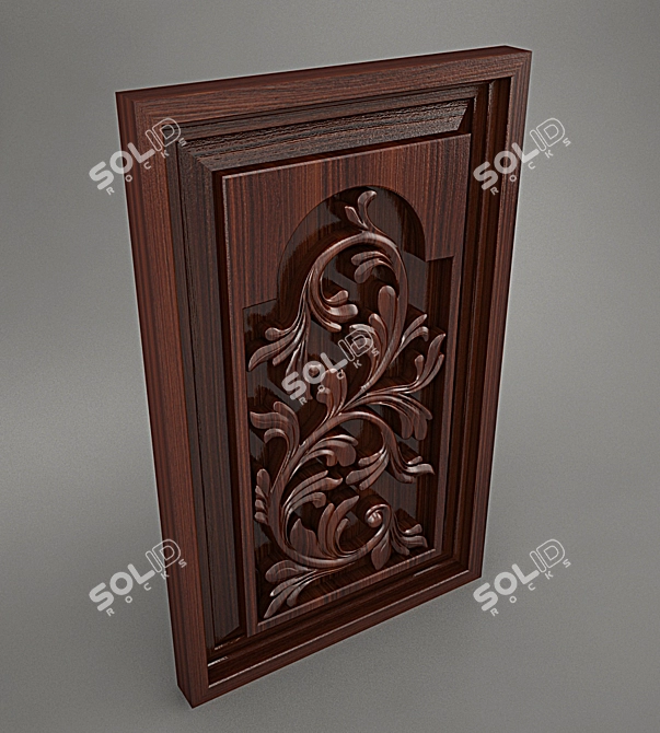 Title: Low Poly 3D Carving 3D model image 1