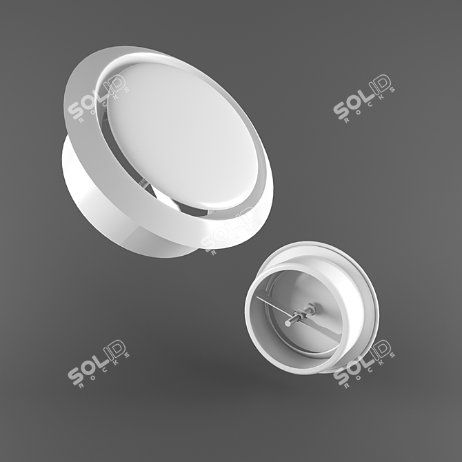 Versatile Plastic Diffuser: DVA 3D model image 1