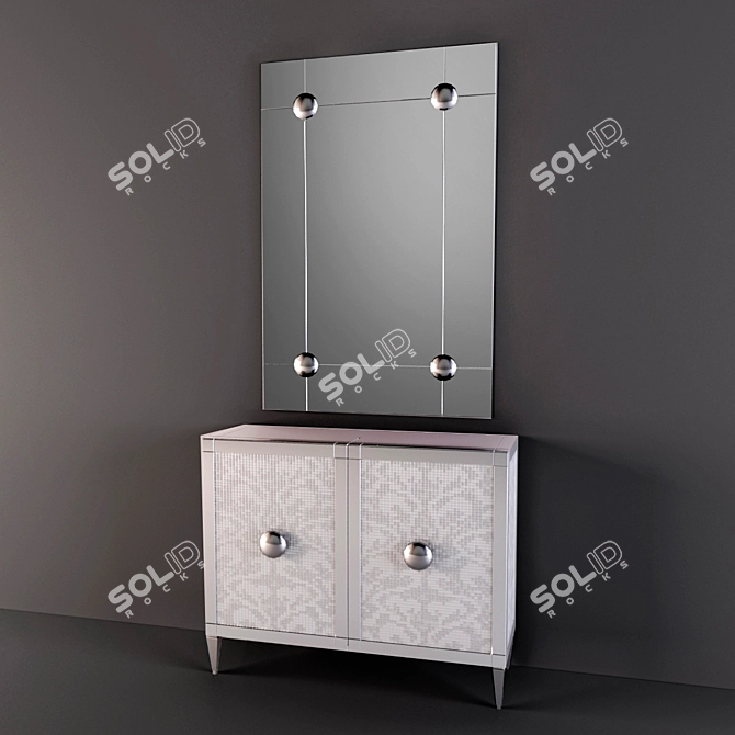 Modern Elegance: Bisazza Dresser 3D model image 1