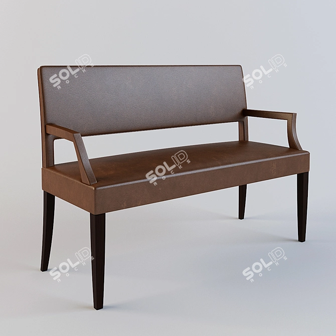 SELVA 1714 Sofa: Timeless Elegance 3D model image 1