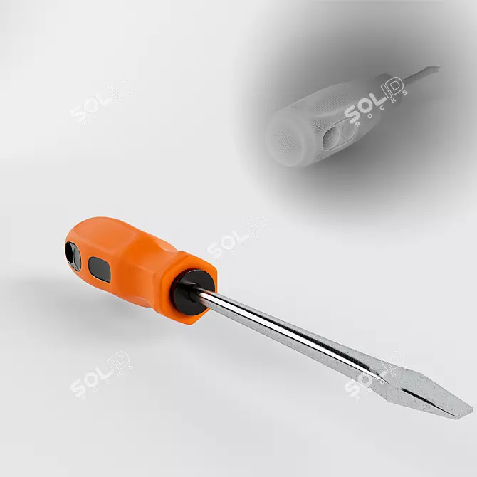 Versatile Screwdriver: Precision and Durability 3D model image 1