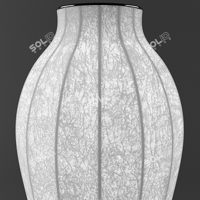 Cocoon Steel Floor Lamp 3D model image 2