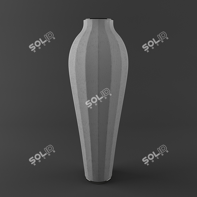 Cocoon Steel Floor Lamp 3D model image 3