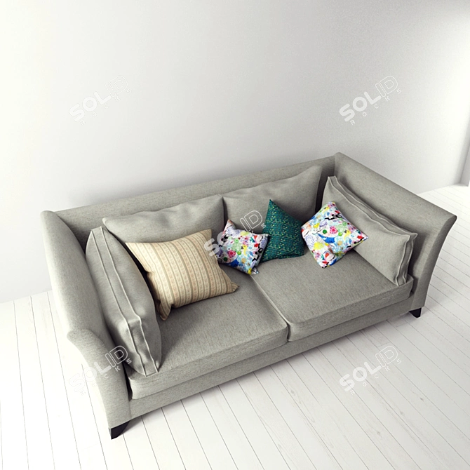 "Homebase Family Sofa 3D model image 2