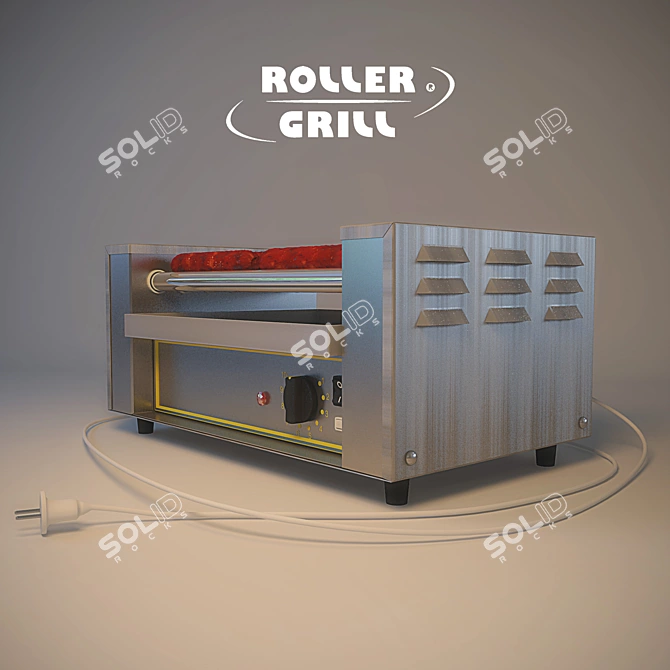 Versatile Roller Grill: Model RG5/7 3D model image 1