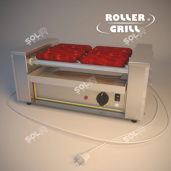 Versatile Roller Grill: Model RG5/7 3D model image 2