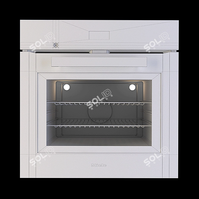 Miele Built-in Microwave & Oven 3D model image 4