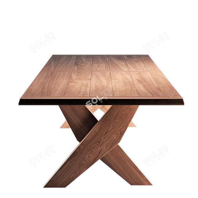 Maxalto Plato Table: Exquisite Design by Antonio Citterio 3D model image 2