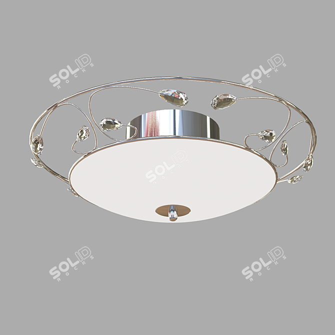 Elegant Colosseo Chandelier 3D model image 1