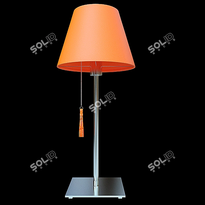 Sleek Desk Lamp 3D model image 1