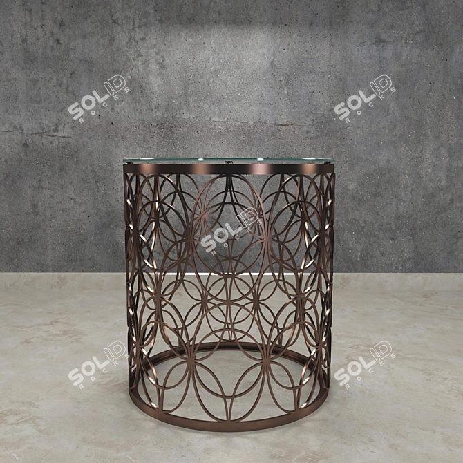 Luxury Nella Vitrina Coffee Table 3D model image 1