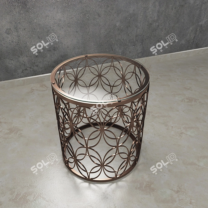 Luxury Nella Vitrina Coffee Table 3D model image 2