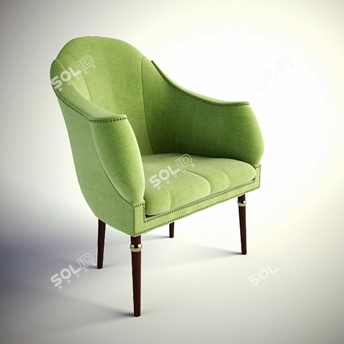 Artisan Custom-made Chair 3D model image 1