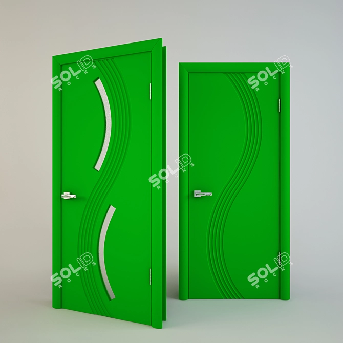 Dyuna2 Door Collection: Stylish and Durable 3D model image 1