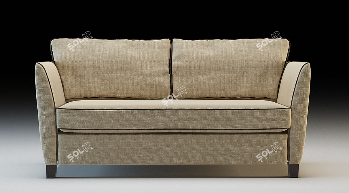 Stefano Compact Sofa 3D model image 1
