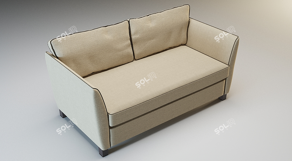 Stefano Compact Sofa 3D model image 2
