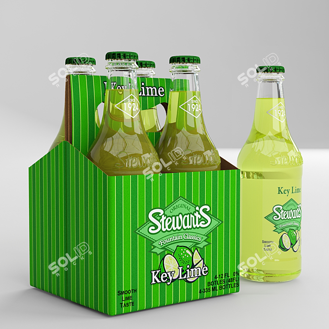 Lively Zesty Lime Seltzer 3D model image 2