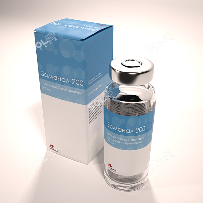 MediPack: Injection Vial 3D model image 1