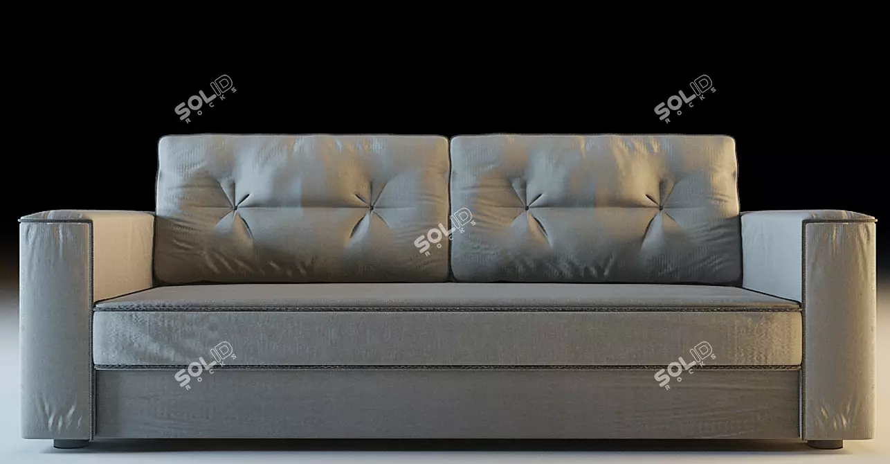 Silvio Folding Euro Sofa Bed 3D model image 1
