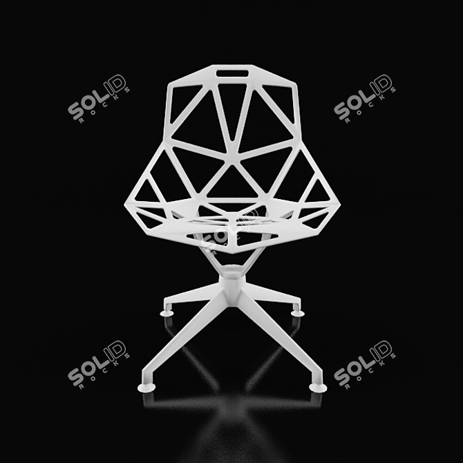 Modern Comfort: ONE CHAIR 3D model image 1