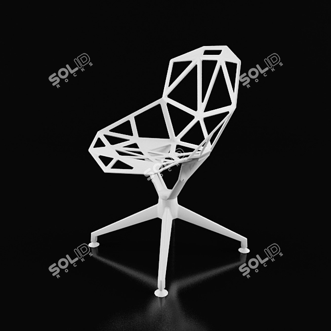 Modern Comfort: ONE CHAIR 3D model image 2