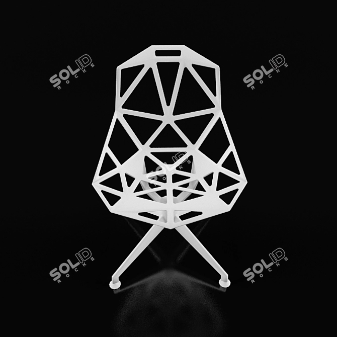 Modern Comfort: ONE CHAIR 3D model image 3