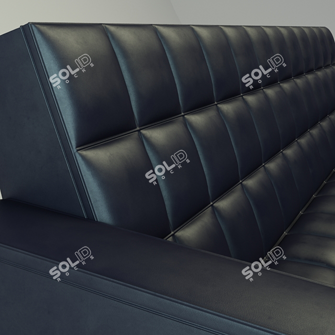 Elegant Office Sofa 3D model image 2